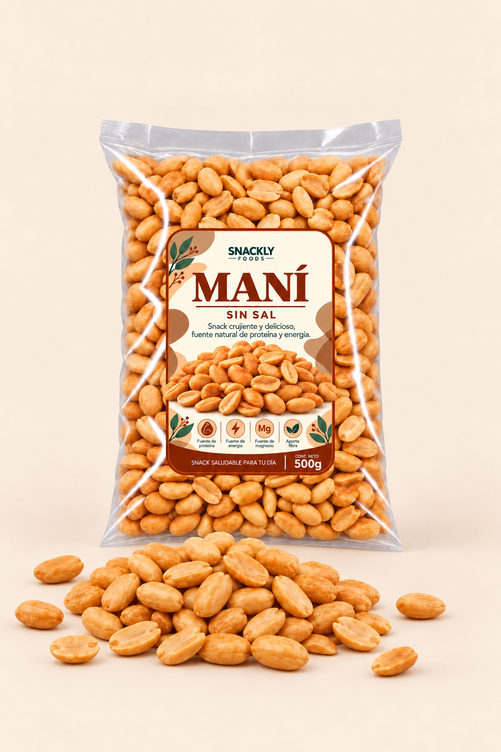 Maní sin sal